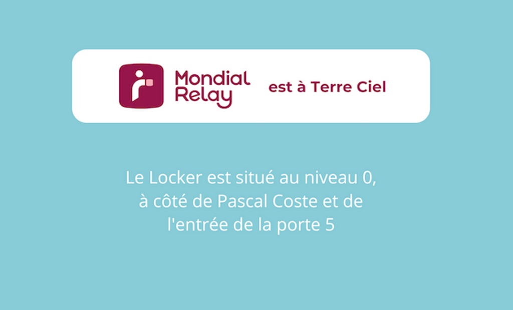 locker mondial relay au centre commercial terre ciel à chelles